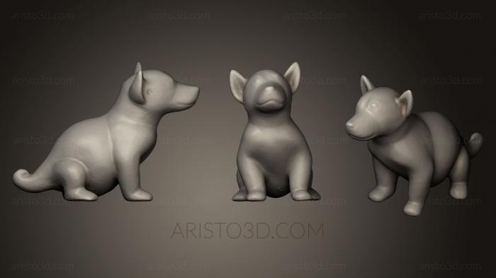 Animal figurines (STKJ_0510) 3D model for CNC machine